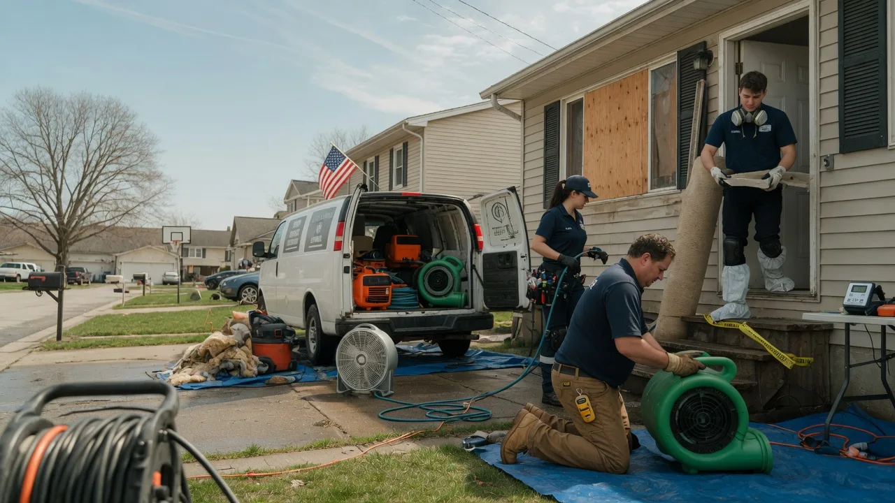 Water Damage Restoration in Vanlue, OH near me